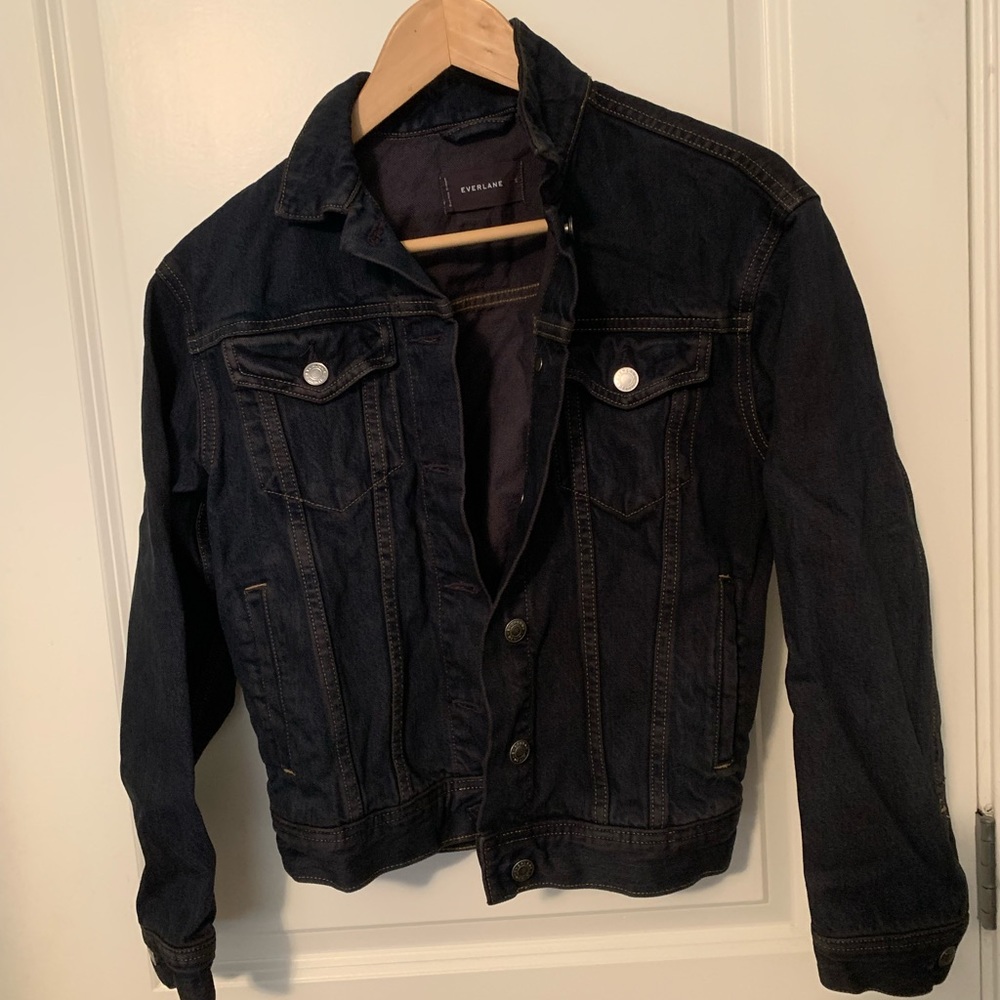 Everlane dark denim jean jacket